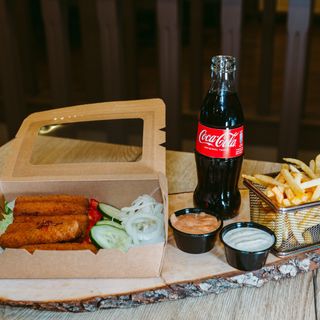 Mozarella sticks salata menu