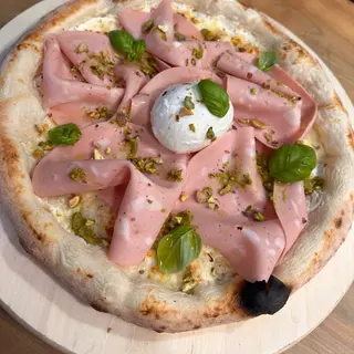 Pizza na bijelo Mortadella