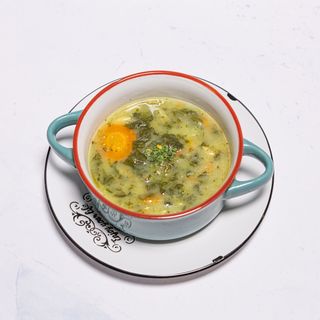 Zeleni čušpajz od blitve na bijelo