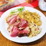 Buncek s kiselim zeljem i krumpirom