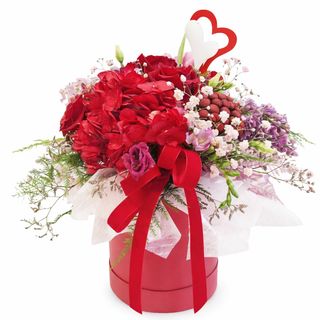 Flower box - Ruže u crvenoj kutiji