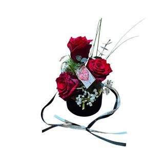 Crni elegantni flower box