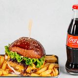 Sunny side up burger menu