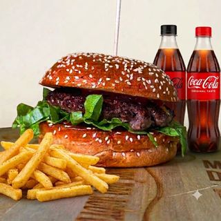 Classic Premium + pommes+ Coca-cola 0.5