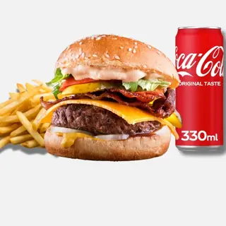 Bacon burger menu