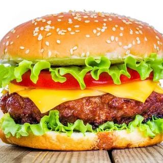 Cheeseburger meni