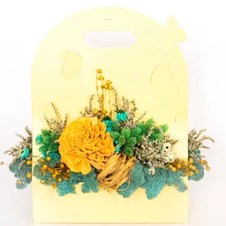 Dry Flower Box Blue