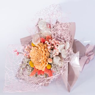 Dry Flower Buket Violeta