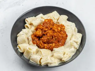 Tangy chicken  pasta