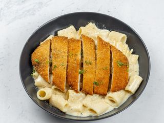 Crispy chicken pasta