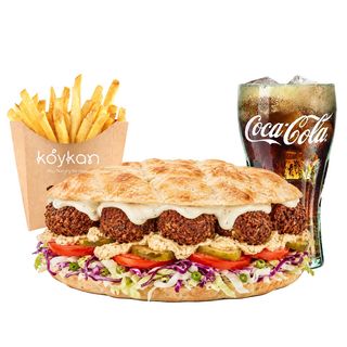 Falafel & Ranch Flatbread (V) Menu