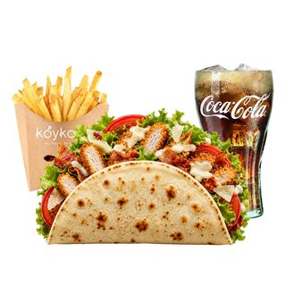 Crispy Chicken Club Piadina Menu