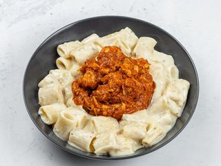 Tangy chicken  pasta