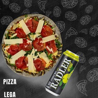 Crna fungi bresaola + Osječko radler 0.5