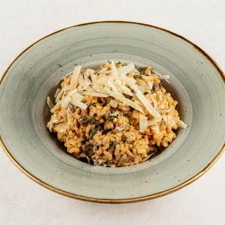 Rižoto sa biftekom i gljivama