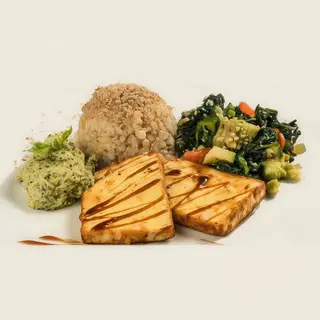 Tofu meni + juha i salata