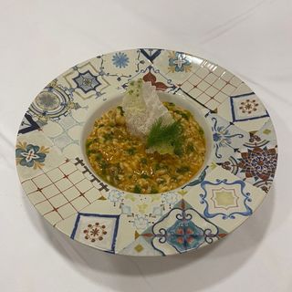 Rižot od kozica i morskog pasa