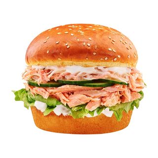 Teriyaki Salmon Burger