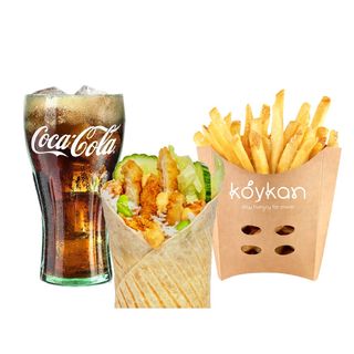 Crunchy Katsu Chicken Wrap Menu