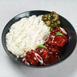 Korean fried chicken bowl