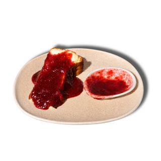 San Sebatian cheesecake strawberry