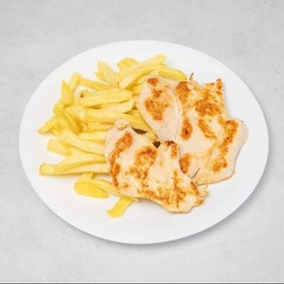 Piletina na žaru s prilogom