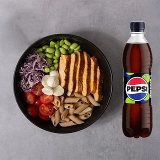 High protein bowl+Pepsi zero limeta 0,5l