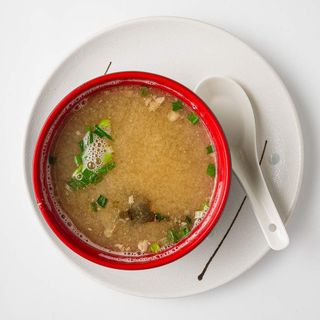 Miso sake soup