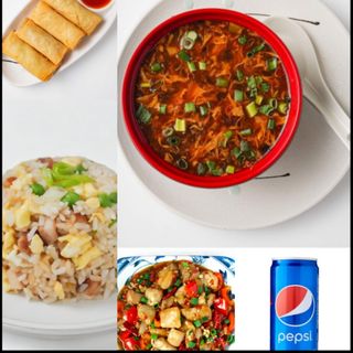 Hot & Crispy combo (with 2 drinks free)