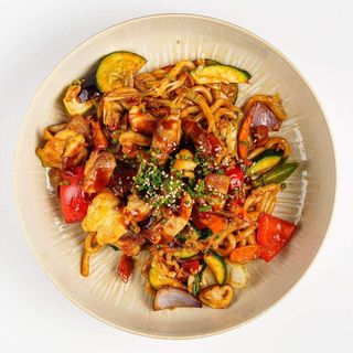 Teriyaki Chicken + Soup