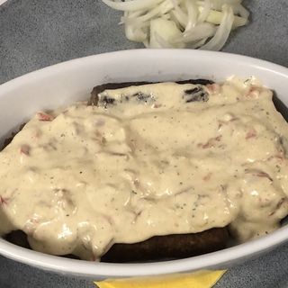 Ćevapi In a cream sauce with Roasted Pepper