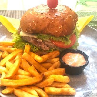 Smash Chicken Burger