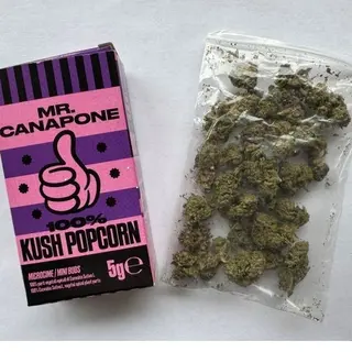 NOVO! Mr. Canapone 100% KUSH Pop Corn 5g