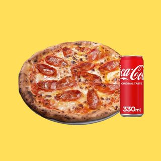 Pizza Pepperoni + Coca-Cola 0.33l