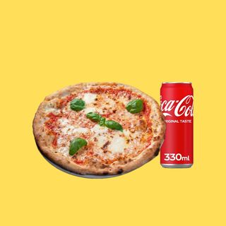 Pizza Margherita + Coca-Cola 0.33l