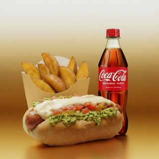 Combo 4 Čileanski hotdog