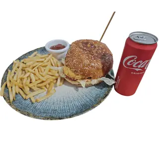 Crispy pileći burger meni