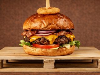 Crazy beekeeper burger