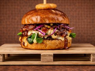 Wild Dalmatian burger