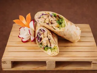 Grilled chicken wrap