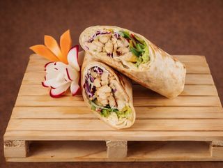 Grilled chicken wrap