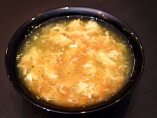Crab and corn soup