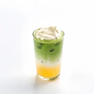 Mango Iced Matcha Latte