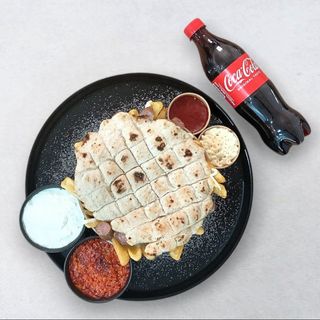 Desetka fries lepinja + Coca-Cola