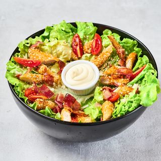Crispy Caesar salad