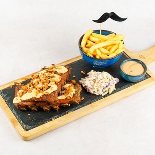 Cheesy style ribs %