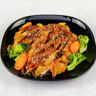 Rezanci s piletinom u Teriyaki umaku 544