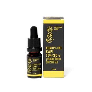 CBD ulje 20% Integrity Hemp limun
