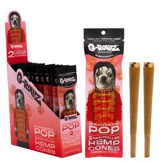 G-Rollz Strawberry Pop Pre-rolled Cones