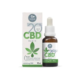 CBD ulje 20% GreenLab Basic